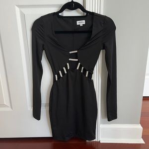 Revolve Black Longsleeve Dress